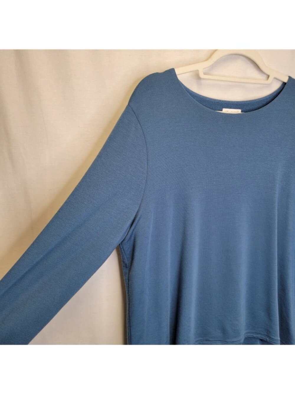 J. Jill PureJill Women's Large Dress Luxe Tencel Blue Long Sleeve Layered - Picture 5 of 8